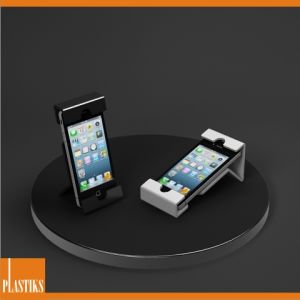 Akrylový stojan na IPhone5 dvoupolohový ― Plastiks  - zakázková výroba z plexiskla.